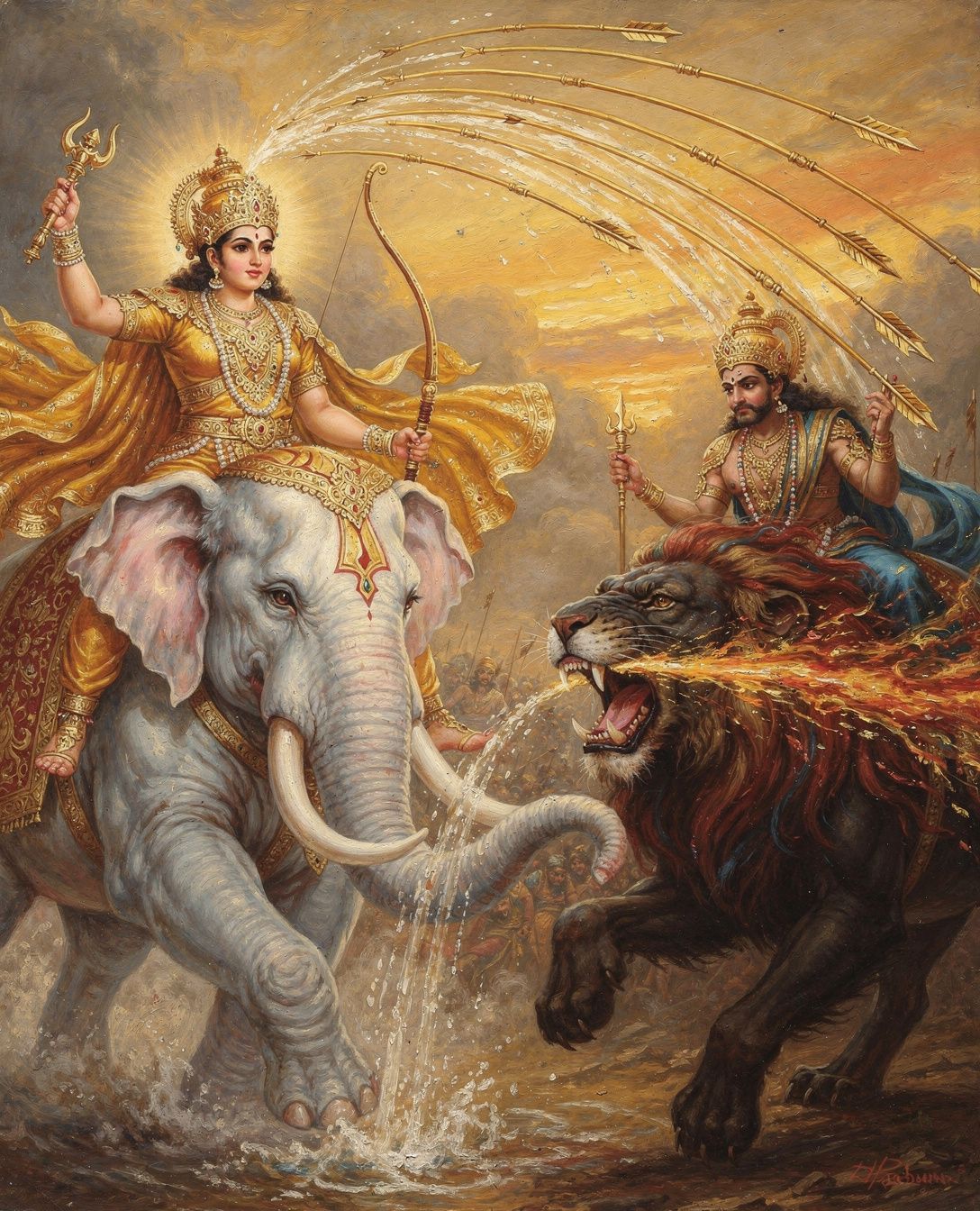 The battle of the devas and asuras — Canto 8