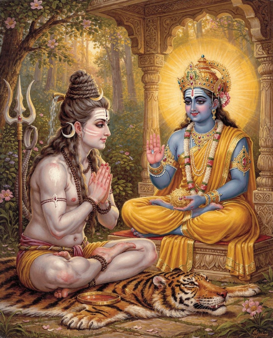 Lord Shiva offers obeisances — Canto 8