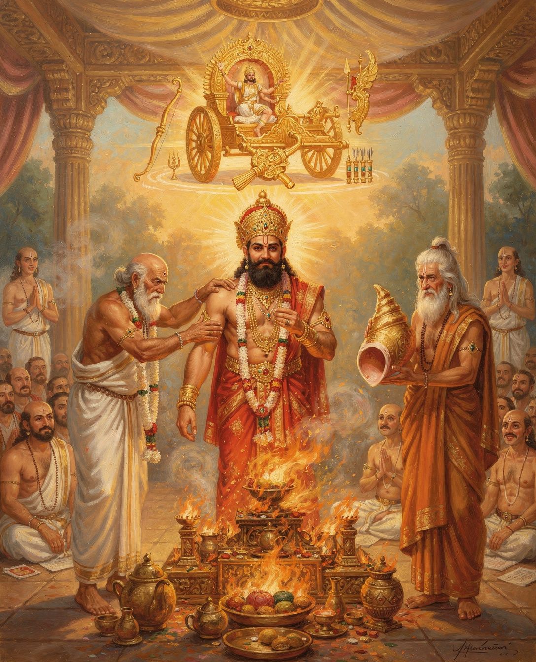 Bali Maharaj crowned — Canto 8